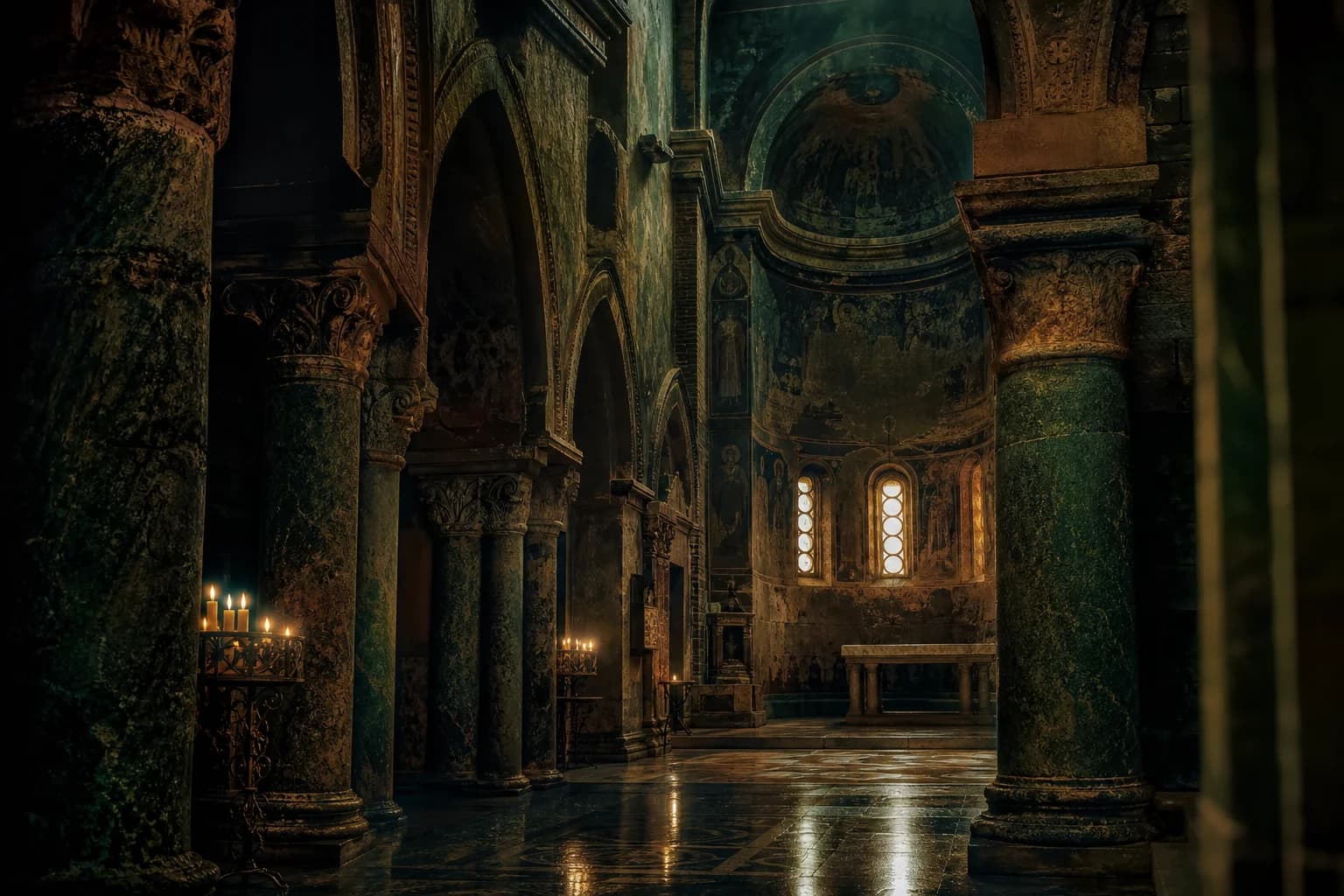 Hatay medyum danışmanlığı için tarihî kilise atmosferi